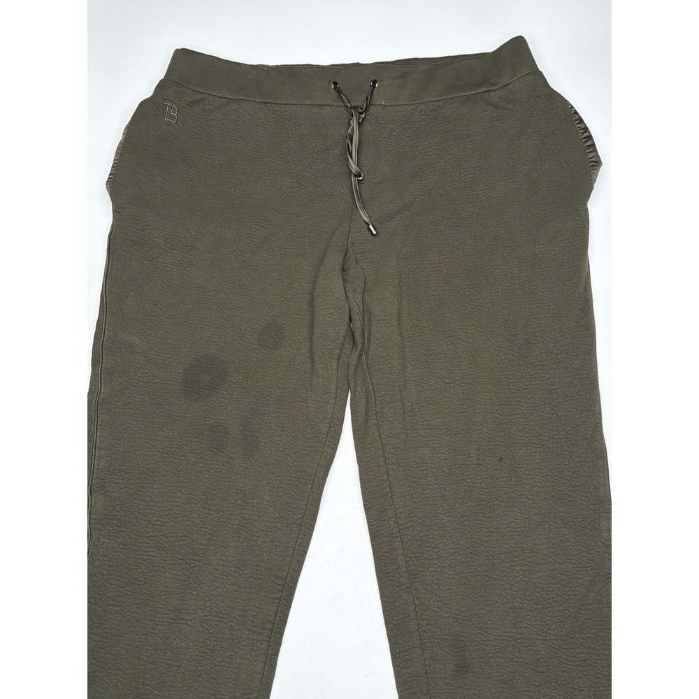 Ted Baker London Mens Dark Olive Textured Drawstring Jogger Pants Size 4